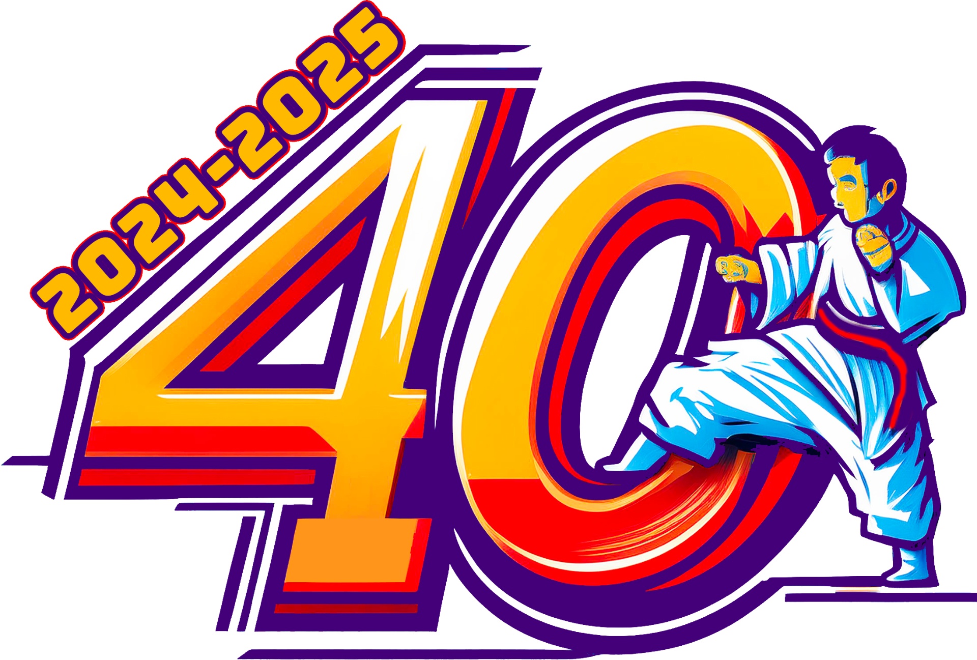 Logo 40 ans 2024-2025